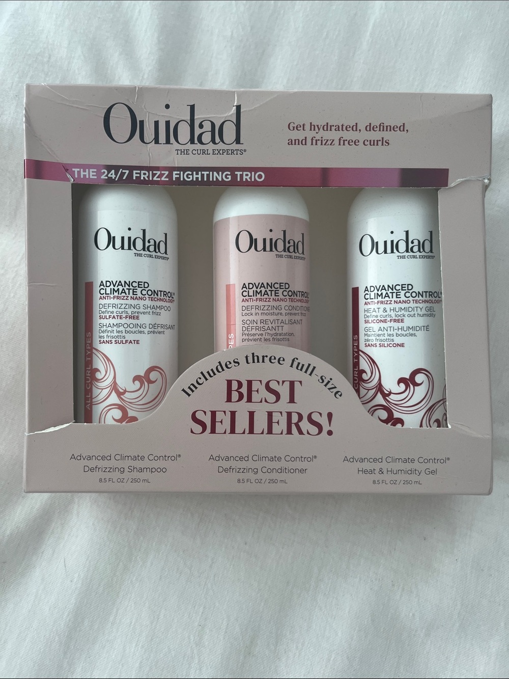 Ouidad Advanced Climate Control Frizz-Fighting Trio - Pink